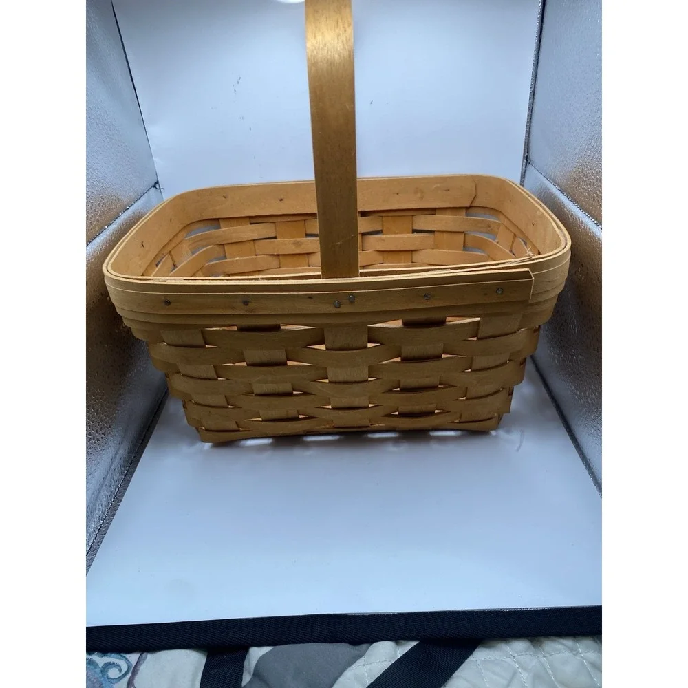 Longbergwe 2002 Oval Woven Wooden Basket